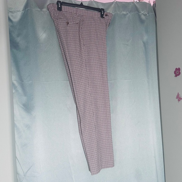 Lauren- brown-black checked pants - Picture 4 of 4